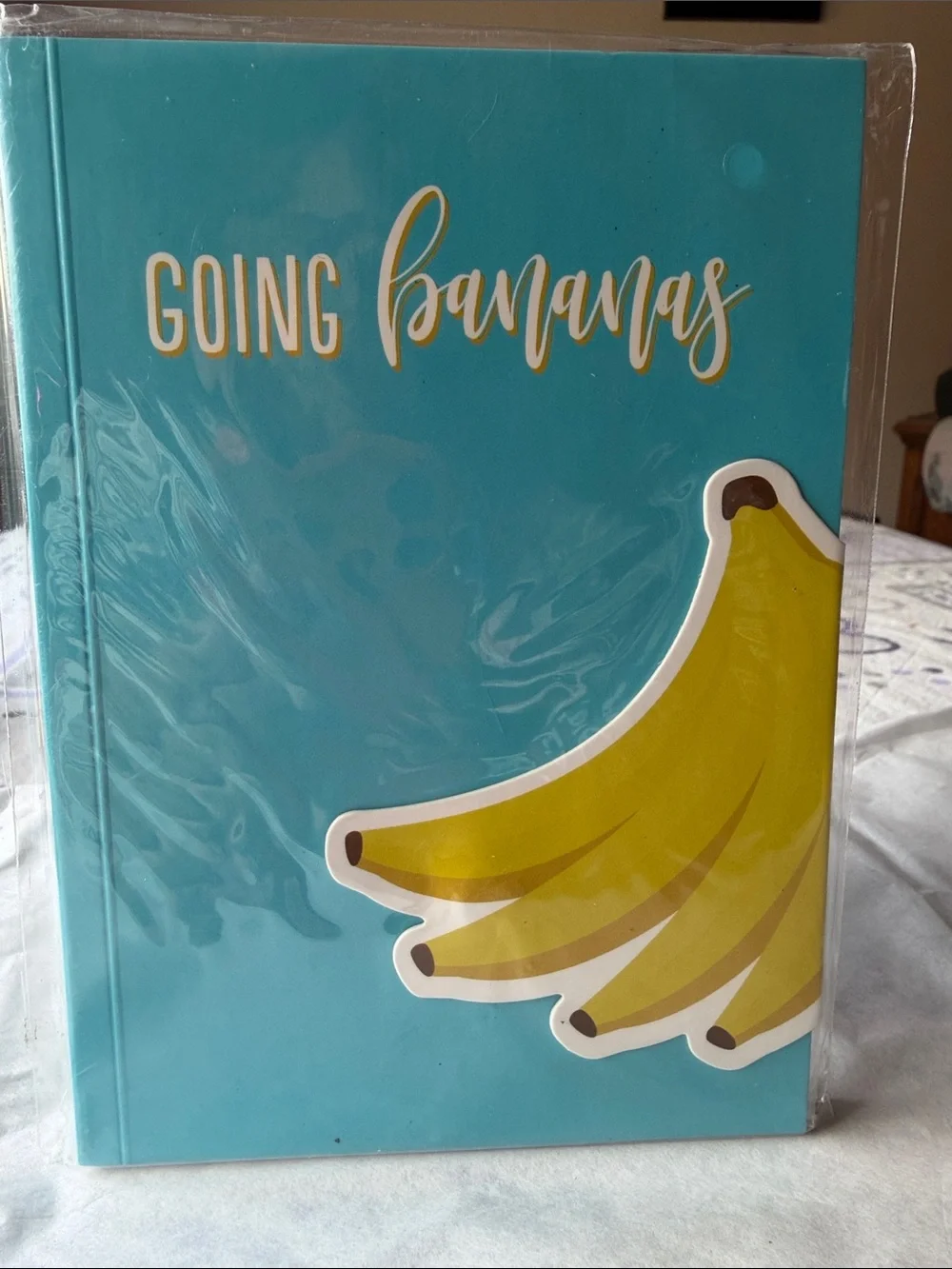 🍌📘🍌 Going Bananas Teal Banana Notebook🍌📘🍌 NWT 🍌📘🍌
